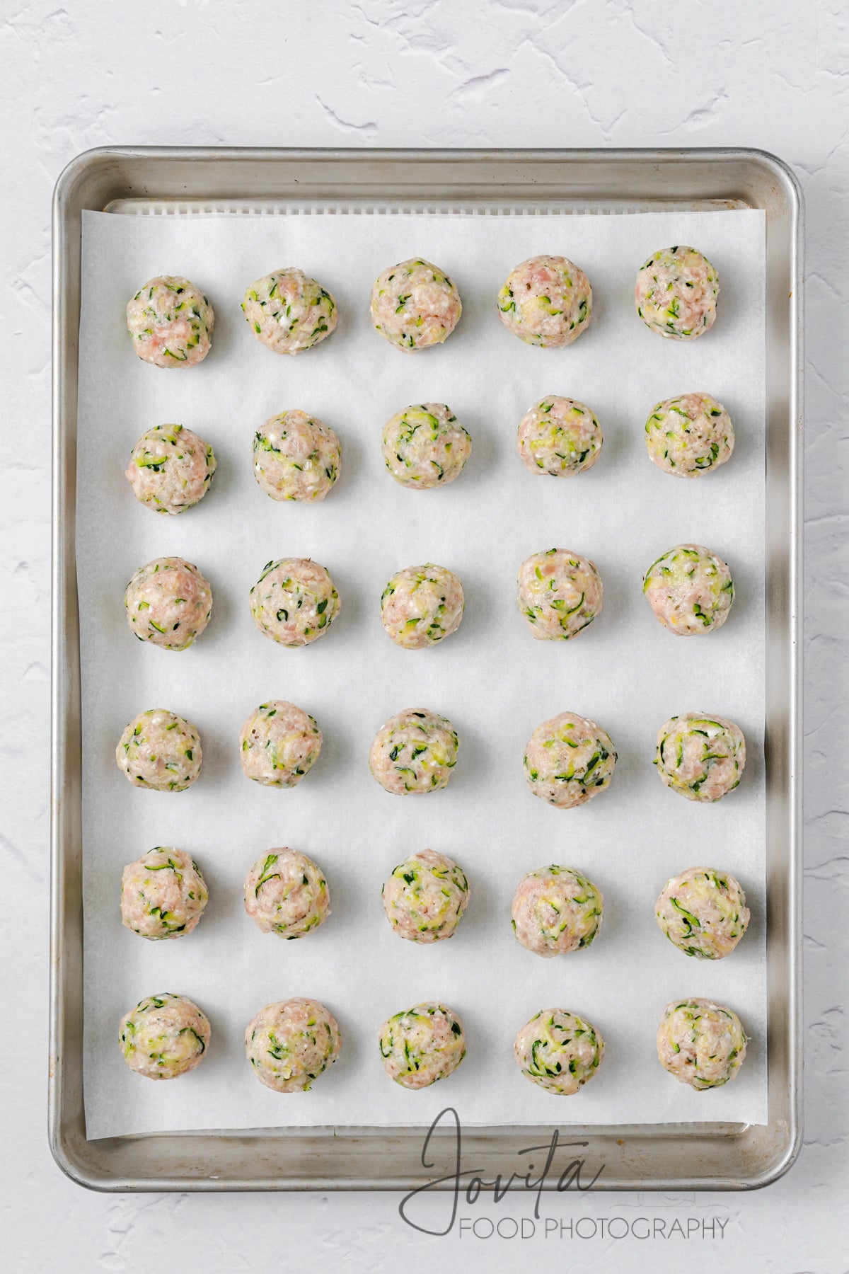 Baked Turkey Zucchini Meatballs